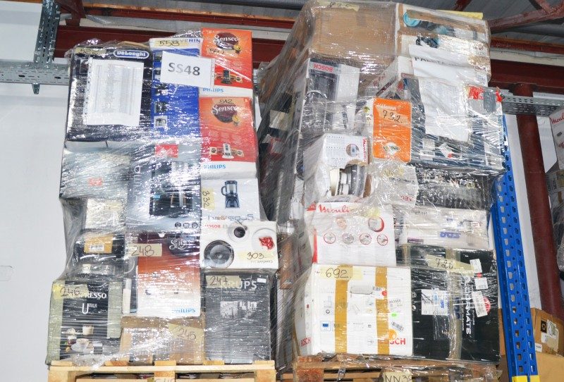 Returns Pallets For Sale Uk,4-48 Pieces Assortment Containing Unsold